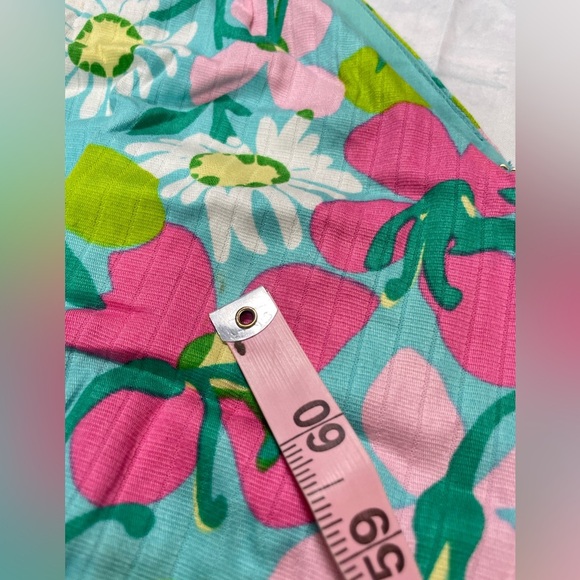 $148 LILLY PULITZER SZ 0 Blossom Lined Sleeveless Floral Dress in Printed Dobby - Picture 9 of 13